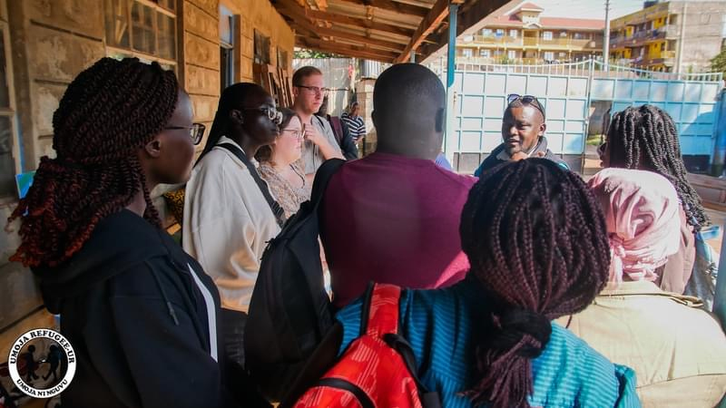 students at the Umoja Refugee Creative