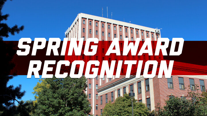 Spring award recognition graphic